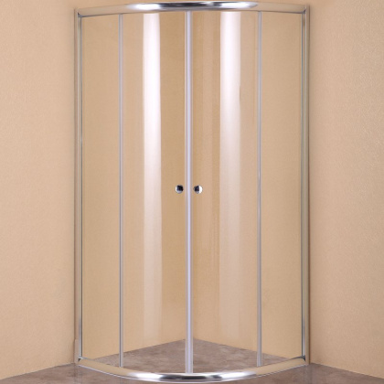 Душевой уголок Agger A01-100TCR_G без поддона 100х100, стекло прозрачное