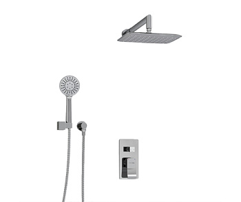 A14131 Встраиваемый комплект для душа с верхней душевой насадкой и лейкой Wasserkraft
