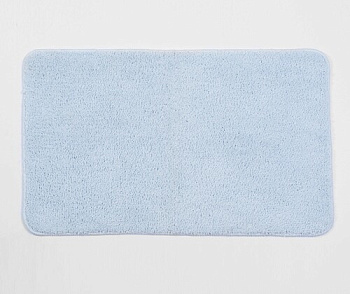 Коврик для ванной комнаты Vils, 75х45х1 см, голубой, BM-1081