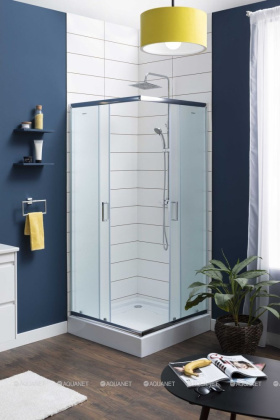 Душевой уголок Aquanet SE-900S 90x90, узорчатое стекло