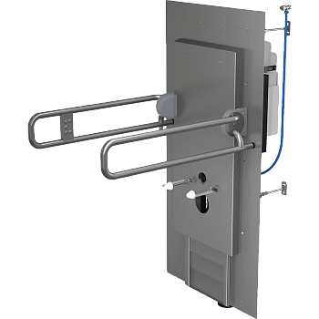 Скрытая система инсталляции для сухой установки (для гипсокартона) регулируемая по высоте – для людей с ограниченными физическими возможностями