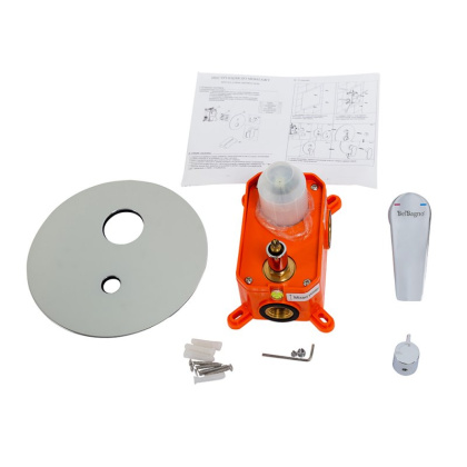 ANCONA Встраиваемый смеситель для душа с переключателем на два выхода, хром ANCONA-VDI-CRM