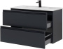 Тумба под раковину Allen Brau Eclipse 100 1.E1003.AM антрацит матовый Тумба под раковину Allen Brau Eclipse 100 1.E1003.AM антрацит матовый