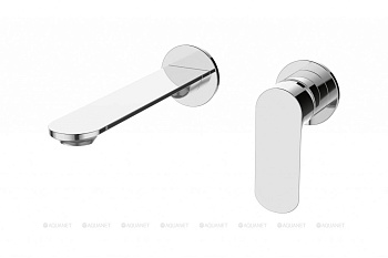 Agger Gorgeous A0272200 Однозахватный смеситель для раковины встраиваемый с внутренней частью, хром