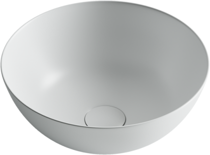 Умывальник чаша накладная круглая (цвет Белый Матовый) Element 358*358*155мм