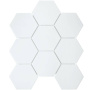 Керамическая мозаика Hexagon Big White Matt 95x110, Geometry