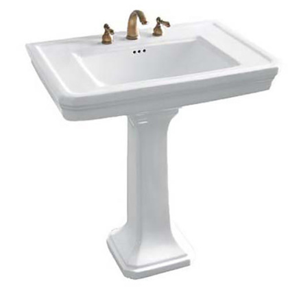 Раковина Boheme Vogue, Белая с пьедесталом Раковина Boheme Vogue, Белая с пьедесталом
