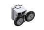 AQ ARI RO10020BL Душевой уголок 1/4 круга, двери раздвижные 1000x1000x2000, профиль черный, стекло прозрачное AQ ARI RO10020BL Душевой уголок 1/4 круга, двери раздвижные 1000x1000x2000, профиль черный, стекло прозрачное