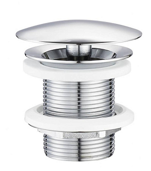CZR-А81-01 Выпуск для раковины с фиксированной декоративной крышкой, хром CZR-А81-01 Выпуск для раковины с фиксированной декоративной крышкой, хром
