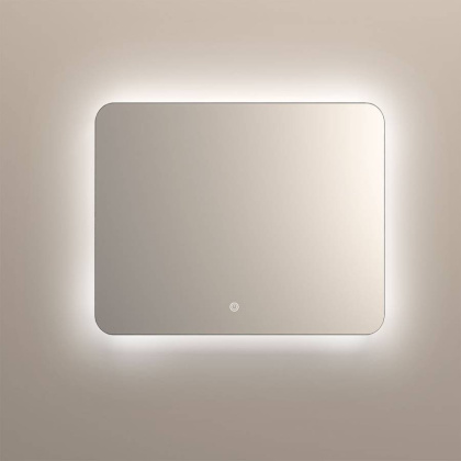 Зеркало LED VLM-3BE100 1000х800 c сенсорным выключателем и диммером Зеркало LED VLM-3BE100 1000х800 c сенсорным выключателем и диммером