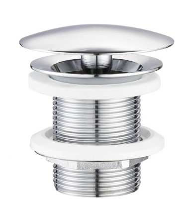 CZR-А81-01 Выпуск для раковины с фиксированной декоративной крышкой, хром CZR-А81-01 Выпуск для раковины с фиксированной декоративной крышкой, хром