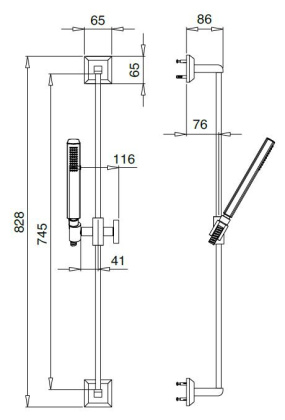 LEGEND-SD-01 Душевой гарнитур, исполнение хром LEGEND-SD-01 Душевой гарнитур, исполнение хром