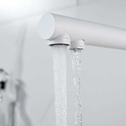 Смеситель для кухни со встроенным фильтром (краном) под питьевую воду Shevanik S468 S468C