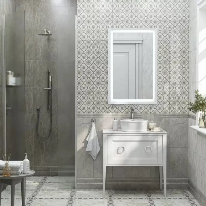 Кантата белый глянцевый 25x40x0,8