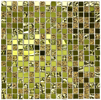 Мозаика Bonaparte Стеклянная Mirror gold 30х30 см, шт