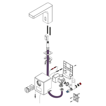 Смеситель Timo Torne 4313/00F для раковины сенсорный, хром