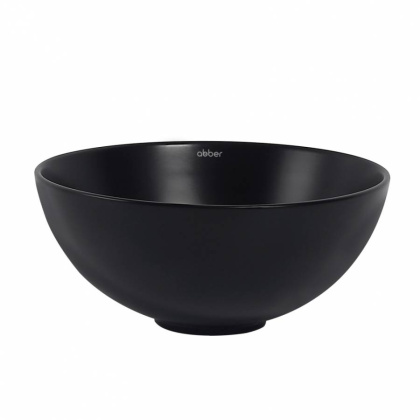 Раковина накладная ABBER Bequem AC2106MB черная матовая Раковина накладная ABBER Bequem AC2106MB черная матовая