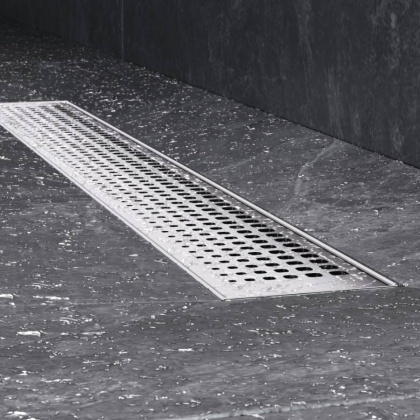 W01SC-P11-060-01SB MasterFlow Трап для душа линейный универс затвор Cut Gradient 60см цвет сталь мат