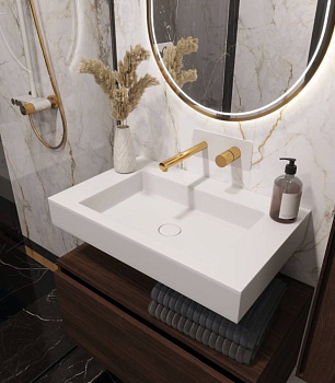 Столешница моноблок FLAT ST 70см (704*452*100) Столешница моноблок FLAT ST 70см (704*452*100)