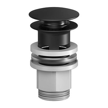 F0700P22 донный клапан, Нажимной, чёрный, шт. F0700P22 донный клапан, Нажимной, чёрный, шт.