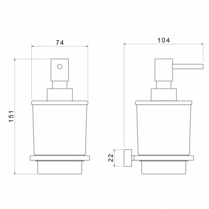 Дозатор Timo Torne 43139/03 черный матовый