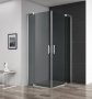 Душевой уголок Cezares SLIDER-A-2-100/110-BR-Cr стекло бронзовое, профиль хром Душевой уголок Cezares SLIDER-A-2-100/110-BR-Cr стекло бронзовое, профиль хром