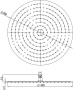 Верхний душ 3D круглый RGW SP-81B, RGW 21148130-04