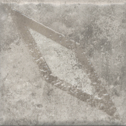 Декор Спартель 2 серый матовый 9,8x9,8x0,7