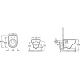 Унитаз подвесной EDF102-00 Jacob Delafon Struktura Белый Горизонтальное (в стену), шт