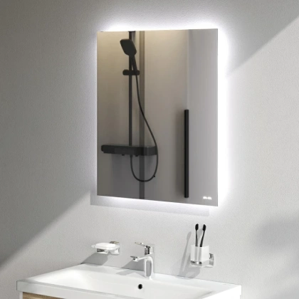 Зеркало с подсветкой  в ванную прямоугольное AM.PM X-Joy M85MOX10601S сенсорное, 70х60х3,5 см