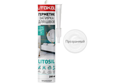 Герметик силиконовый LITOSIL 280,Прозрачный