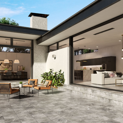 Ступень угловая CARTABON BASALTO 33х33х4, Nevada