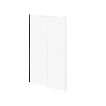 Душевой доборный профиль для раздвижной двери vetro, 195, матовый черный Душевой доборный профиль для раздвижной двери vetro, 195, матовый черный