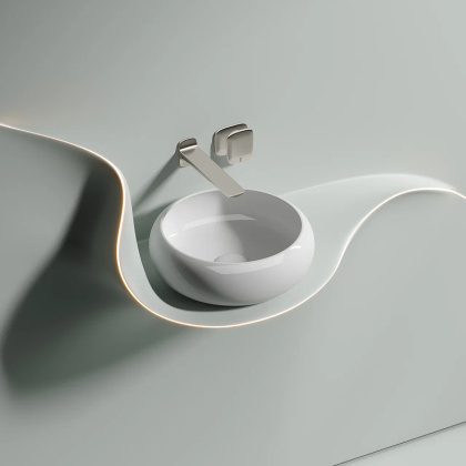 Умывальник чаша накладная круглая Element 360*360*120мм Умывальник чаша накладная круглая Element 360*360*120мм