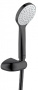 914510000 Eclipse Graphite душевой набор: 100 мм, 1ф, наст. держатель, шланг 1,5м