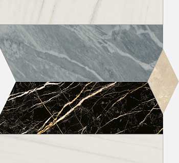 Декор 620120000083 Шарм Экстра Атлантик Интарсио Фашиа 60см*60см*9мм (1уп/3шт/)люкс, шт