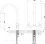 Смеситель Rossinka G02-72 для кухни