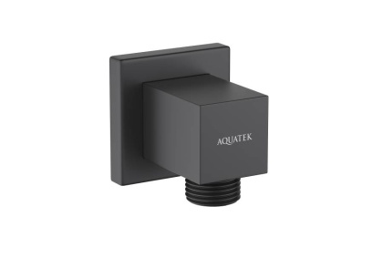 Шланговое подсоединение AQUATEK, матовый черный AQ2458MB 