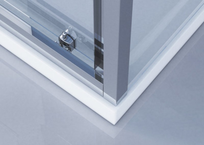 DUE-AH-1-120/90-C-CR Душевой уголок