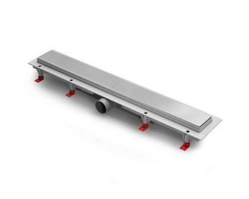 Душевой лоток 75 см Creto Uni CRE-750 UH с решеткой, хром