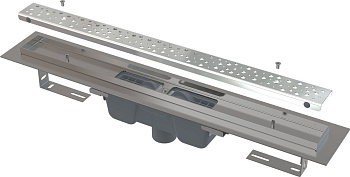 Водоотводящий желоб Antivandal с решеткой, вертикальный сток