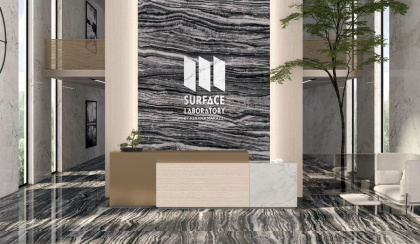 Керамогранит Гемма SG090500R6 черно-белый обрезной 160х320х6 (1шт/3,824м2), м2