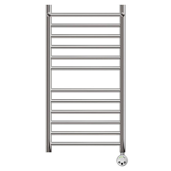 Полотенцесушитель электрический Point Аврора PN10148SPE П11 400x800 с полкой левый/правый, хром