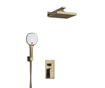 A16040 Встраиваемый комплект для душа с верхней душевой насадкой и лейкой Wasserkraft A16040 Встраиваемый комплект для душа с верхней душевой насадкой и лейкой Wasserkraft