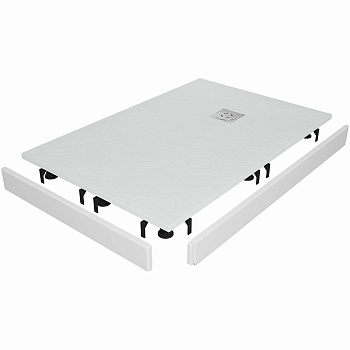 Душевой поддон прямоугольный RGW ST-W Белый (Комплект)  800x1200