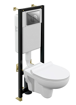 Унитаз с инсталляцией Cersanit Nature Co Dpl Eo Slim 64232