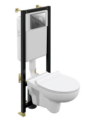 Унитаз с инсталляцией Cersanit Nature Co Dpl Eo Slim 64232