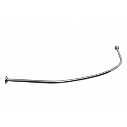 Карниз для ванны Aquanet Atlanta полукруглый 150x90 хром