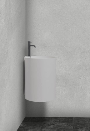 Раковина подвесная ABBER Stein AS2625 белая матовая Раковина подвесная ABBER Stein AS2625 белая матовая