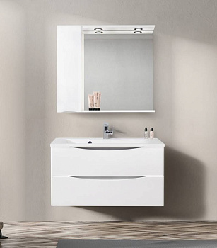 Шкаф подвесной BelBagno MARINO-SPC-900/750-1A-BL-P-R